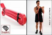#2 Red (1/2" x 41") - 5-35 lbs - Pull up Band,Exercise, Strength and Resistance Bands. Powerlifting Equipment for Cro...