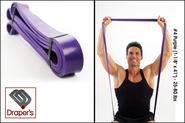 #4 Purple (1-1/8" x 41") - 25-80 lbs - Pull up Band,Exercise, Strength and Resistance Bands. Powerlifting Equipment f...
