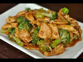 Wok Cooking Stir-fry Chicken with Broccoli Recipe