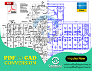 Get Best PDF To CAD Conversion Services | Chudasama Outsourcing