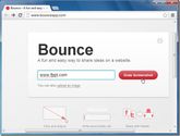 Bounce - A fun and easy way to share ideas on a webpage