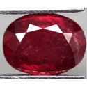 1.84 ct Natural red Ruby loose gemstone for sale oval faceted cut