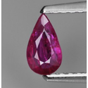 0.29 ct Natural untreated red Ruby loose gemstone for sale pear faceted cut