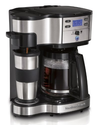 Hamilton Beach 49980Z Two Way Brewer Single Serve and 12-cup Coffee Maker, Stainless Steel
