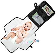 Mom's Besty Luxury Baby Change Pad with Built-in Head Cushion - Portable Diaper Changing Station for Travel and Home ...