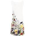 Gucci White & Multicoloured Floral Jersey Shift Dress