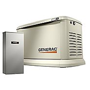 Generac 7043 Guardian Series 22kW/19.5kW Air Cooled Home Standby Generator with Whole House 200 Amp Transfer Switch (...
