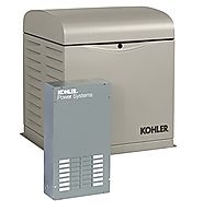 KOHLER Generators 8RESVL 100 Amp Standby Indoor Generator, 12-Space with Load Center Automatic Transfer Switch, 8000-...