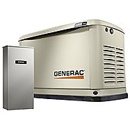 Generac 7037 Guardian Series 16kW/16kW Air Cooled Home Standby Generator with Whole House 200 Amp Transfer Switch (no...