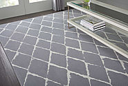 Custom Rugs Twilight Trellis Twtrl Slate-B | Oriental Designer Rugs