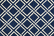 Custom Rugs Machine Made Mediterranean Sparta Sprta Nautl-B Medium Blue - Navy & Ivory - Beige colors | Oriental Desi...