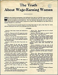 Flyer issued by the National Association Opposed to Woman Suffrage