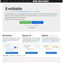 X-editable :: In-place editing with Twitter Bootstrap, jQuery UI or pure jQuery