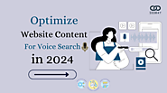 Optimizing The Website Content For Voice Search in 2024