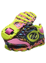Zappos - Heelys - Race (Little Kid/Big Kid/Women's) (Pink/Green/Multi Synthetic Leather/Mesh) - Footwear