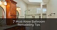 House Renovation Services: 7 Must-Know Bathroom Remodeling Tips
