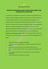 QUICKBOOKS Payroll Support Phone Number+1(800)674-9538 |authorSTREAM