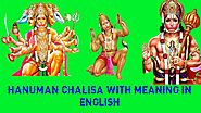 Hanuman Chalisa in English with Meaning, Hanuman Chalisa Meaning En