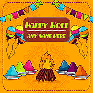 Happy Holi Images With Name