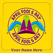 write name on april fools day 2019 greeting cards