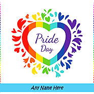 Write name on pride heart image 2019