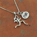 Sterling Silver & 14K Gold Race Jewelry | Running Jewelry | Marathon Jewelry | Half Marathon Jewelry | Jewelry for Ru...