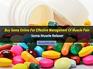 Buy soma online for effective management of muscle pain