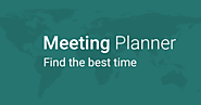 Online meetings with a global crowd? Find best time across time zones! Free