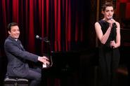 Jimmy Fallon and Anne Hathaway sing Hip Hop songs