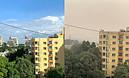 These Then & Now Pictures Of Delhi-NCR Show How Serious The Air Crisis Is - Viral Bake