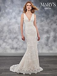 Bridal Wedding Dresses | Style - MB3036 in Ivory/Blush or White/Blush Color