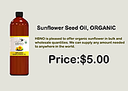 Buy Wholesale Organic Sunflower Seed Oil at an Affordable Price