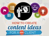 How To Create Content Ideas For A New Client [Infographic]