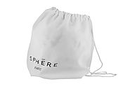 Premium Basketball Velvet Bag - White