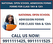 National Open School Admission Form 2020 Class 10th, 12th-Open Board Delhi