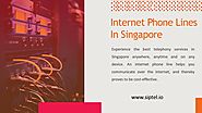 Internet Phone Lines in Singapore - SIPTEL
