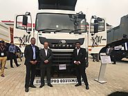 Eicher Heavy Duty Trucks for Mining and Construction at EXCON 2017