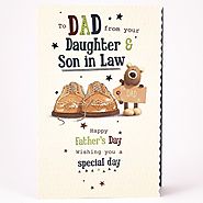 "Happy Fathers Day Greetings" Cards, Messages from Daughter / Son