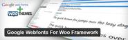 Google Webfonts For Woo Framework