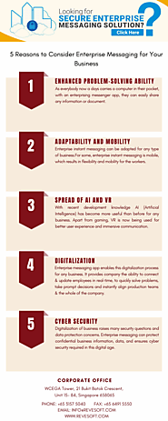 5 Reasons to Consider Enterprise Messaging for Your Business | Visual.ly