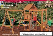 ✰ ✰ Playstar 7719 Champion XP Play Station Building Kit (Lumber, Screws, and Slide are Not Included) ✰ ✰