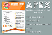 Apex free Professional resume template - MS Word Resume Templates