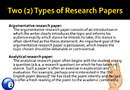 types of research paper