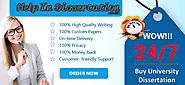Buy University Dissertation