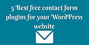 5 Free Contact Form plugins you should try!