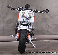 Buy 125cc Honda Clone Ruckas Scooter Moped MADDOG PMZ50-21 Icebear – Venom Motorsports USA