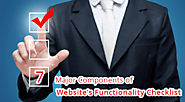 7 Major Components of Website’s Functionality Checklist