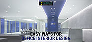 Easy Concepts For Office Interior Design