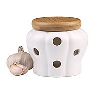 Best Garlic Keeper | Terracotta-Potte...