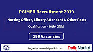 PGIMER RECRUITMENT 2019